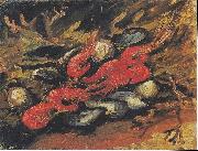 Vincent Van Gogh, Still Life with Mussels and Shrimp